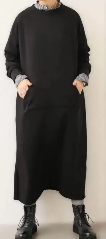 저널 스탠다드 랙 봄버 원피스 블랙