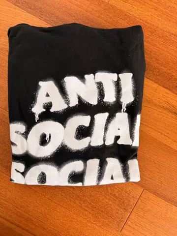 ANTI SOCIAL SOCIAL CLUB 후드티 S 블랙