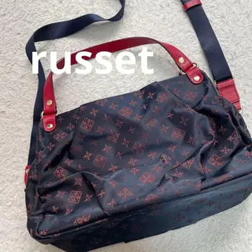 러셋 russet 2way 숄더 백 내 포켓 유 모노그램