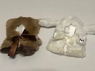 3coins 봉제 인형 케이프 곰 토끼