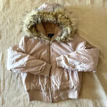 플라이트 자켓 퍼 더스티 핑크 페어리 그런지 y2k archive