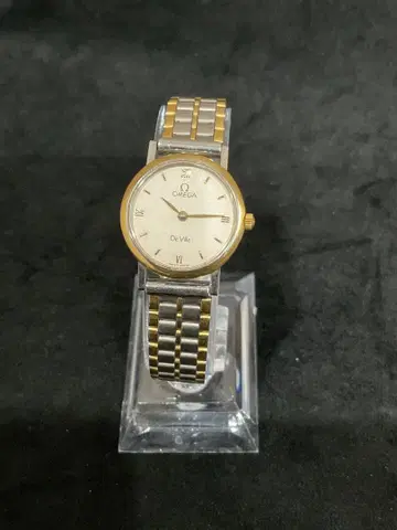 OMEGA 드 빌 손목시계 실버/골드