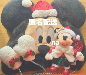 디즈니 크리스마스 미키 팬캡 미니 인형 배지