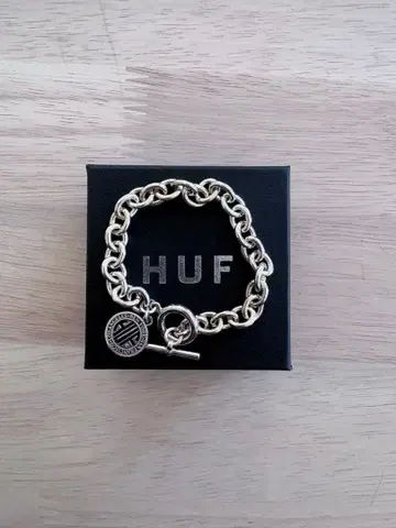 HUF 실버 체인 팔찌