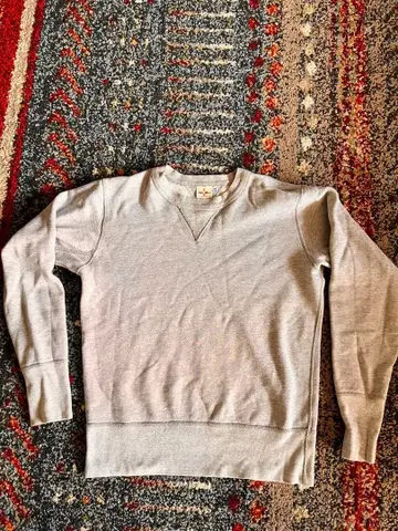 Two Moon 그레이 양 V 트레이닝복 36/38