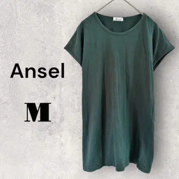 Ansel 크루넥 T셔츠 면 100% 룸웨어 트레이닝 M