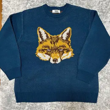 PUBLUX PUBULUX 폭스 패턴 니트 스웨터