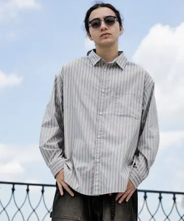 니코앤드 이지케어 패턴 롱 슬리브 셔츠