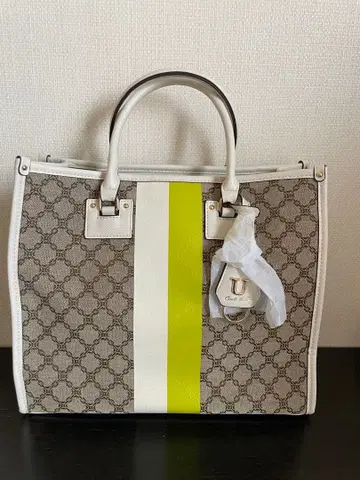 토트백 자카드 라인 앵글 토트백 숄더 포함