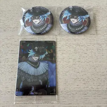 트위스테 이데아 캔뱃지 글로리어스 마스커레이드 할로윈 카드 3장