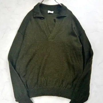 Phlannel 플란넬 키드 모헤어 실크 니트 풀오버 야크 L