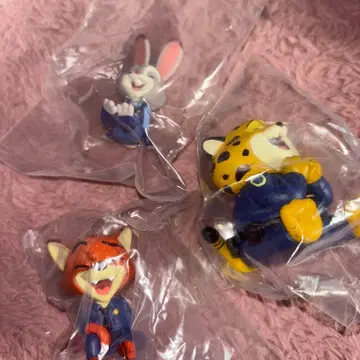 주토피아 가챠 미니피규어 세트