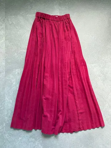 RHC 론 헤르만 플리츠 롱 스커트 핑크 XS