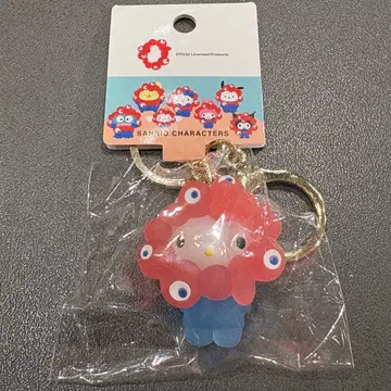 만박 산리오 미야쿠미야쿠 입체 마스코트 키링 클리어 헬로키티