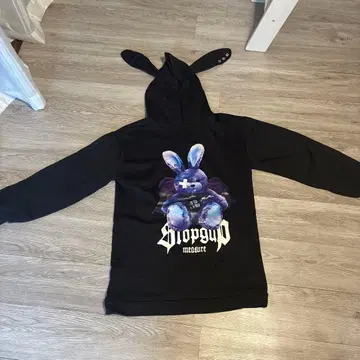 슬롭갭 토끼 귀 후드 맨투맨