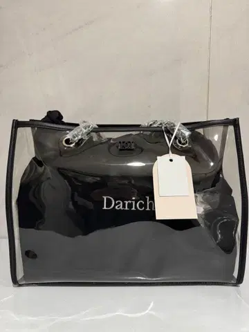 다리치 택 포함 미사용 새상품 미개봉 토트백 투명, 복조리 포함