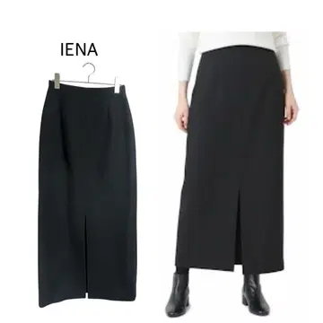 IENA 이에나 멜톤 롱 슬릿 스커트 타이트 스커트 36