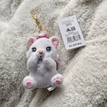 디즈니 마리 KIRAME 플러시 키체인