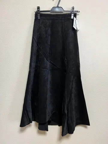 PAGEBOY 스모크 벨로아 머메이드 롱 스커트 택 포함 미사용 새상품