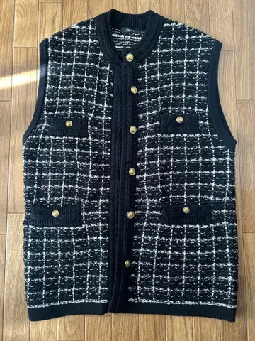 [ journal standard ] 새상품급 트위드 니트 베스트