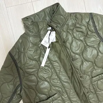 LEPSIM 퀼팅 자켓 올리브 그린 F