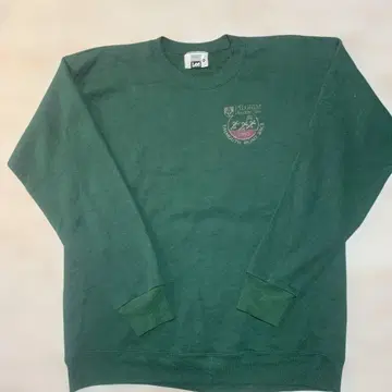 Lee 프린트 맨투맨 USA제 90S 그린 사이즈 XL