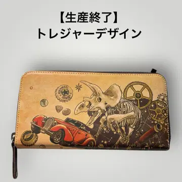 [ 레어 ] 보물 디자인 히라메키 장지갑 HIRAMEKI