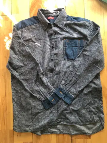 Bohemians 긴팔 셔츠 그레이/네이비 사이즈 2