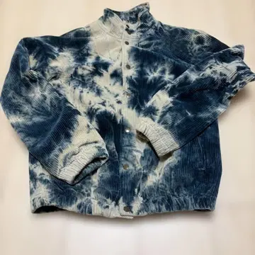 [ 상태 최상 ] 코듀로이 타이다이 블루종 베이지 x