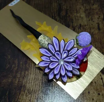 크레이프 원단 헤어콤