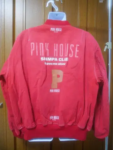 PINK HOUSE 점퍼 빨간색 상태 좋음
