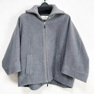 MORABITO 그레이 울 하프 코트