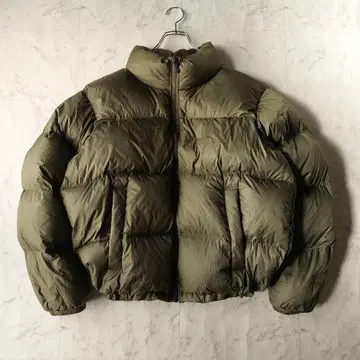 퍼스트 다운 다운 자켓 눕시 두툼 카키 XL 상당