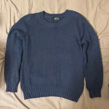 A.P.C. 네이비 크루넥 니트 XS