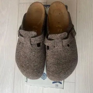 버켄스탁 보스턴 39 카카오 울 25cm