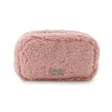 [택 포함 새상품] 젤라또피케 핑크 보아 파우치