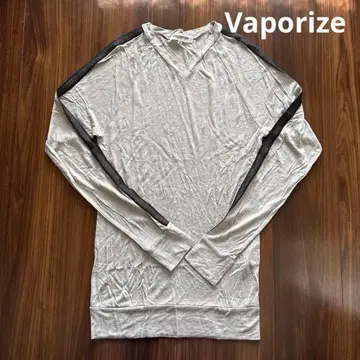 Vaporize V넥 7부 소매 티셔츠