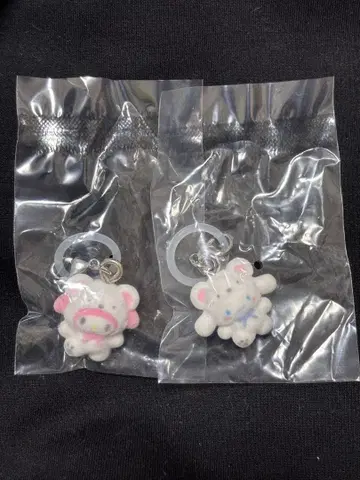 시나모롤 & 마이멜로디 산리오 메지루시 액세서리 폭신폭신 스노우