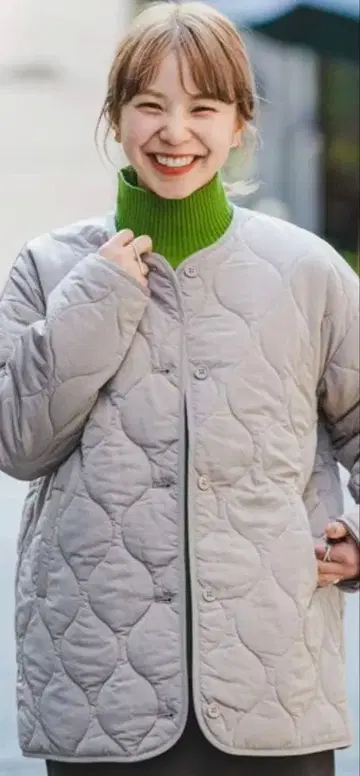 URBANRESEARCH 충전솜 퀼팅 미들 자켓