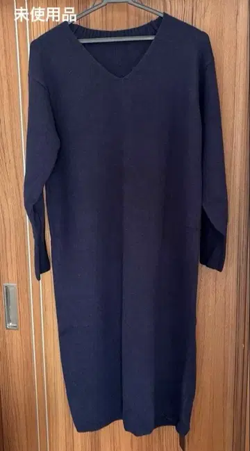 어반 리서치 ROSSO 캐시미어 혼방 램스울 V넥 니트 원피스