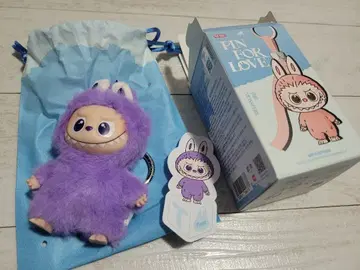 PIN FOR LOVE 봉제 인형 보라색