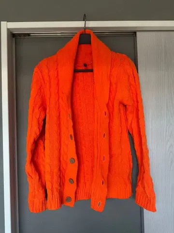MS.ANTLOOP 오렌지 가디건 S