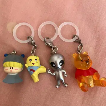 캐릭터 스트랩 4개 세트