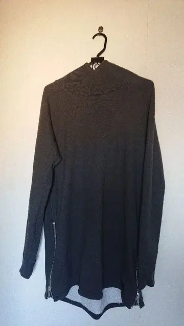 나카노 뮤직 사이드 지퍼 후드티 M