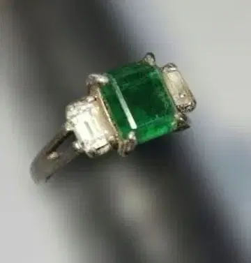 9호 빈티지 에메랄드 SV925 반지