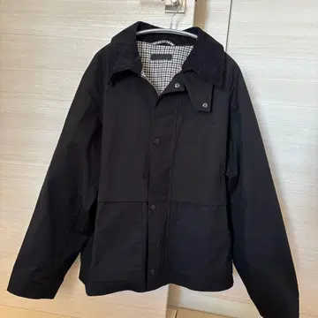 UNIQLO 새상품 코듀로이 카라 부착 블루종