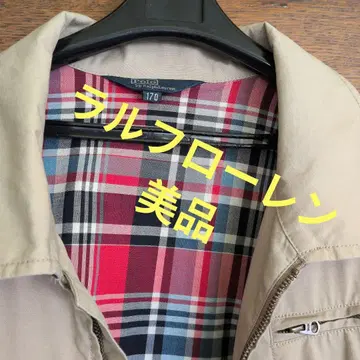 랄프 로렌 체크 무늬 자켓 170