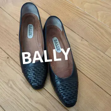BALLY 블랙 플랫슈즈