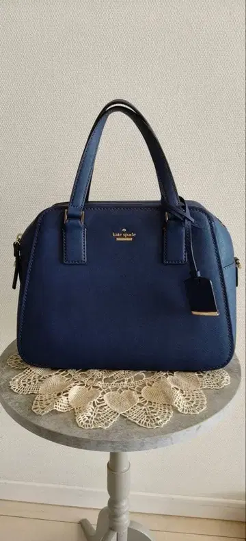새상품급 kate spade 케이트 스페이드 2way 핸드백 네이비