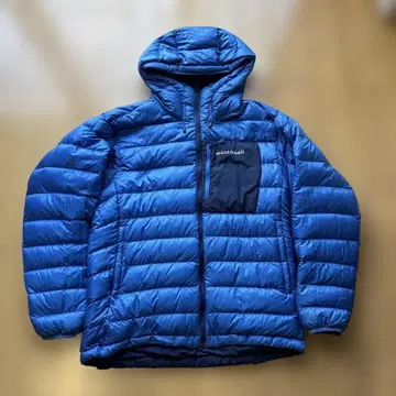 montbell 1101492 콜로라도 후드티 블루 x 네이비